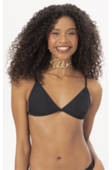 Top Cortininha Fixo Caribe Preto
