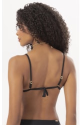 Top Cortininha Fixo Caribe Preto