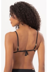 Top Cortininha Fixo Caribe Preto