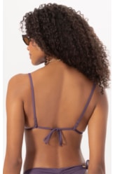 Top Cortininha Frufru Clássicos Roxo