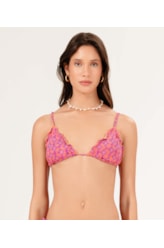Top Cortininha Frufru Dolce Vita Laranja
