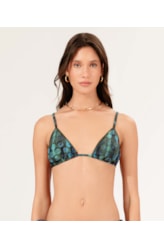 Top Cortininha Frufru Essence Azul Bic