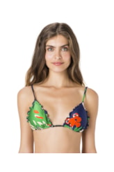 Top Cortininha Frufru Guarana Estampado