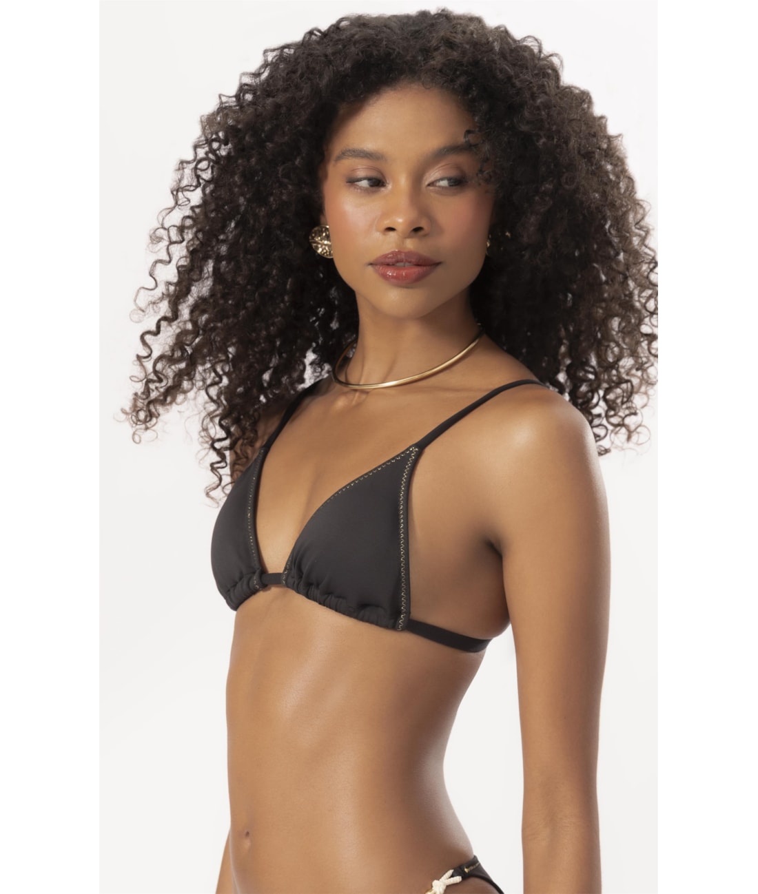Top Cortininha Gaia Preto