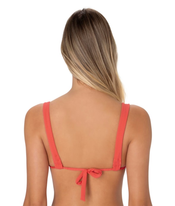 Top Cortininha Largo Dots Coral