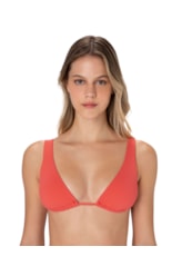 Top Cortininha Largo Dots Coral