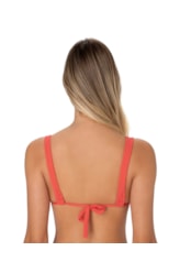 Top Cortininha Largo Dots Coral