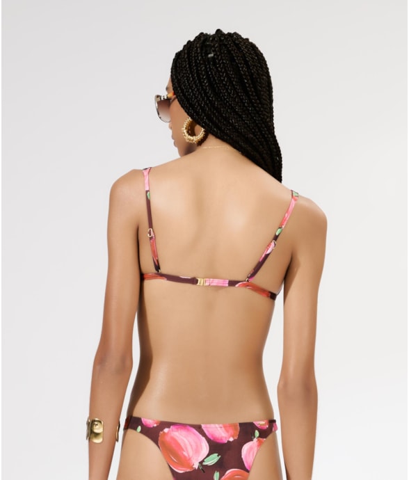 Top Cortininha Lenço Passador Pomme Vinho