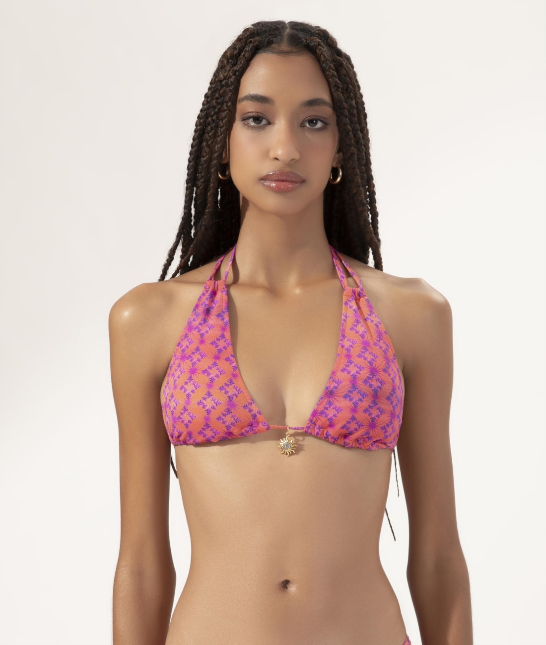 Top Cortininha Longo Dolce Vita Laranja