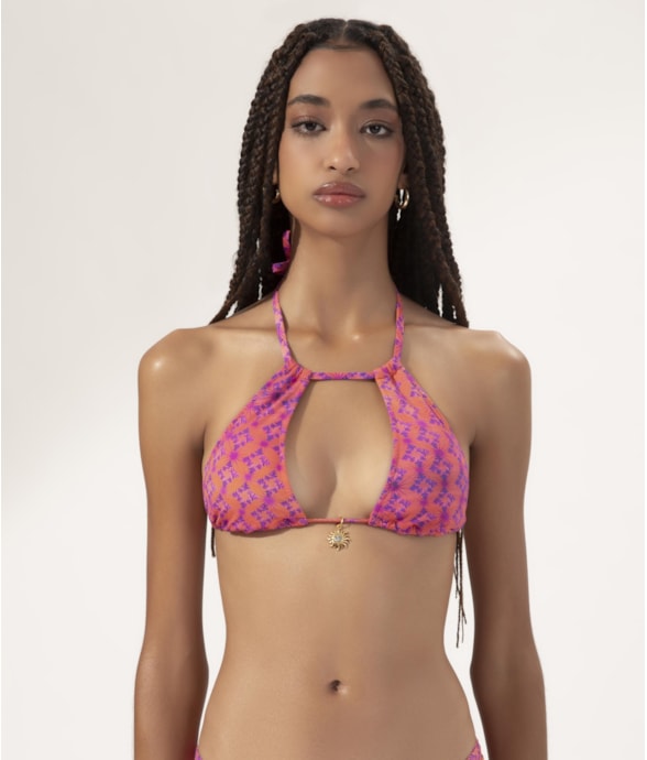 Top Cortininha Longo Dolce Vita Laranja