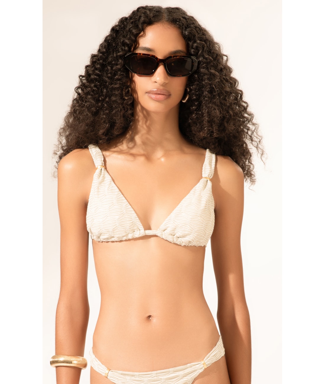 Top Cortininha Passador Eos Off White