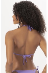 Top Cortininha Rolotê Canelado Geo Violeta