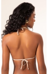 Top Cortininha Rolotê Clássicos Bege