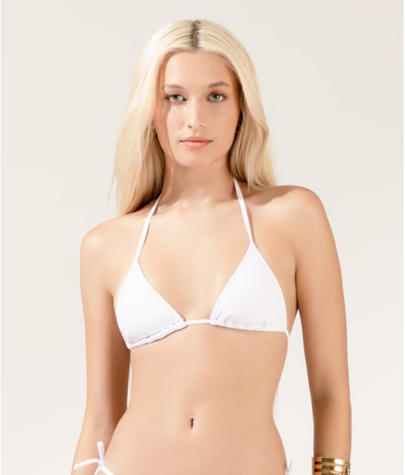 Top Cortininha Rolotê Clássicos Branco