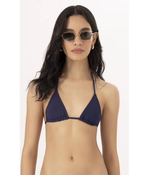 Top Cortininha Rolotê Clássicos Dark Navy