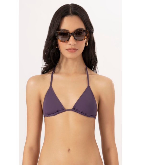 Top Cortininha Rolotê Clássicos Roxo