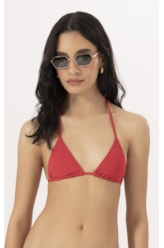 Top Cortininha Rolotê Clássicos Vermelho