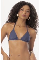 Top Cortininha Rolotê Dark Navy