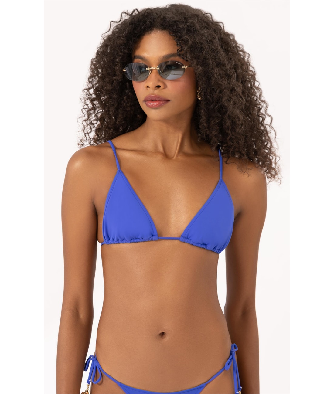 Top Cortininha Rolotê Fluid Royal