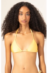 Top Cortininha Rolotê Le Soleil Amarelo Claro