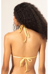 Top Cortininha Rolotê Le Soleil Amarelo Claro