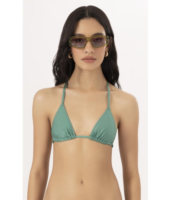 Top Cortininha Rolotê Le Soleil Verde Claro
