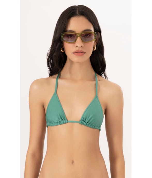 Top Cortininha Rolotê Le Soleil Verde Claro