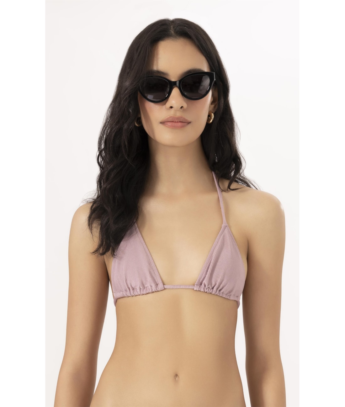 Top Cortininha Rolotê Magic Rosa Dusty