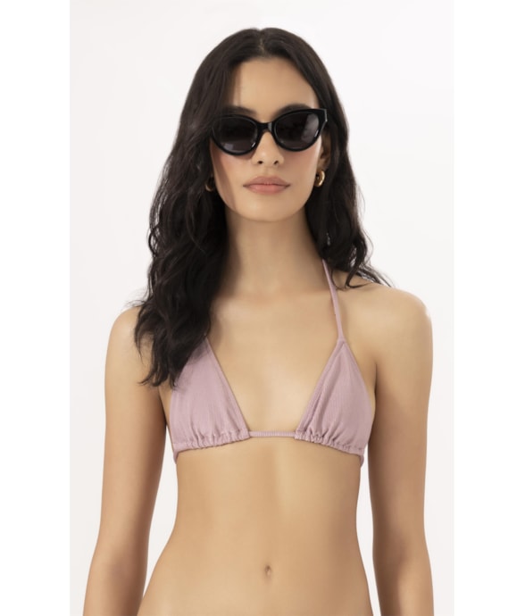 Top Cortininha Rolotê Magic Rosa Dusty