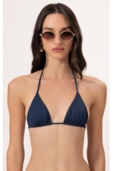 Top Cortininha Rolotê Marinho