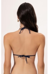 Top Cortininha Rolotê Marinho