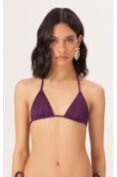 Top Cortininha Rolotê Nuage Roxo