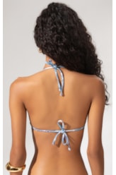 Top Cortininha Rolotê Océanique Azul Claro