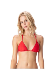 Top Cortininha Rolotê Pesponto Ártico Vermelho