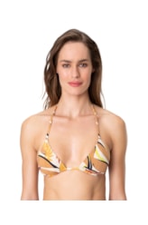 Top Cortininha Rolotê Sofia Amarelo Limao