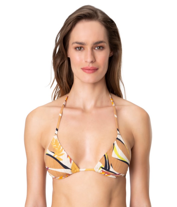 Top Cortininha Rolotê Sofia Amarelo Limao