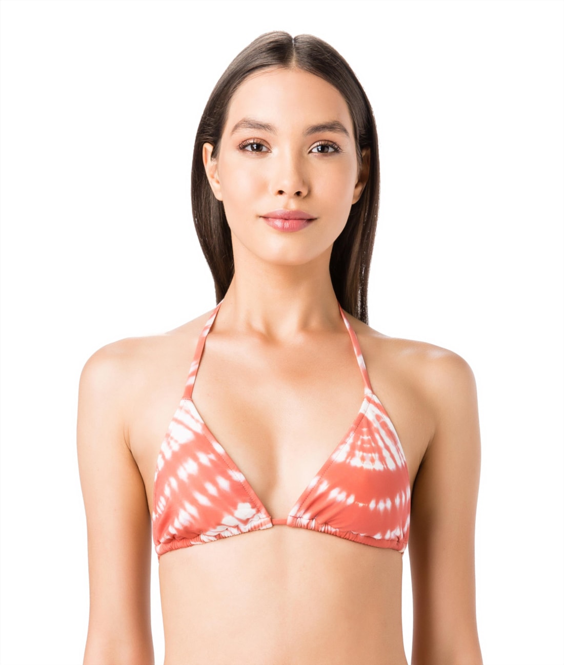 Top Cortininha Rolotê Tie Dye Rosa