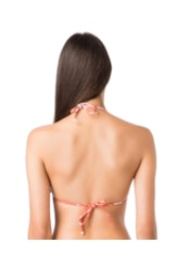 Top Cortininha Rolotê Tie Dye Rosa