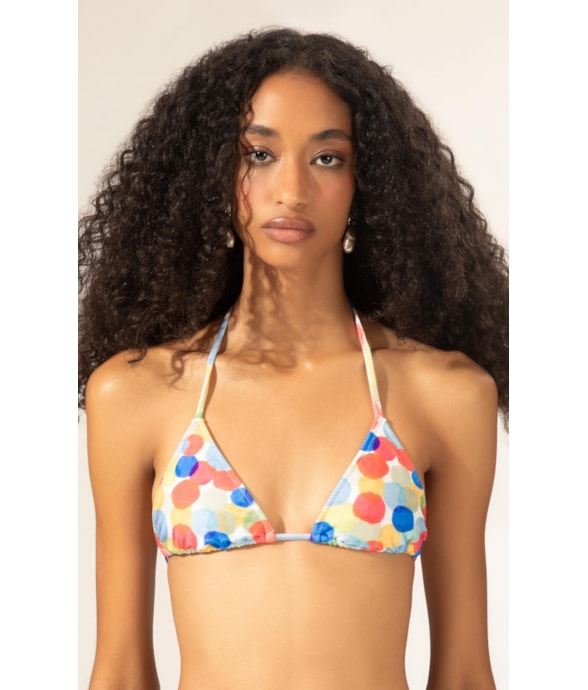 Top Cortininha Rolotê Underwater Branco