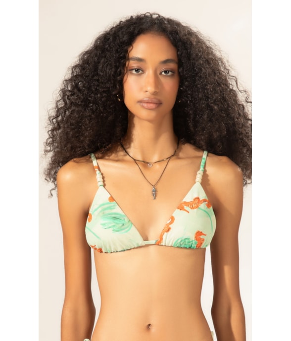 Top Cortininha Seahorse Verde Claro