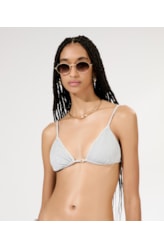 Top Cortininha Twist Hollywood Prata