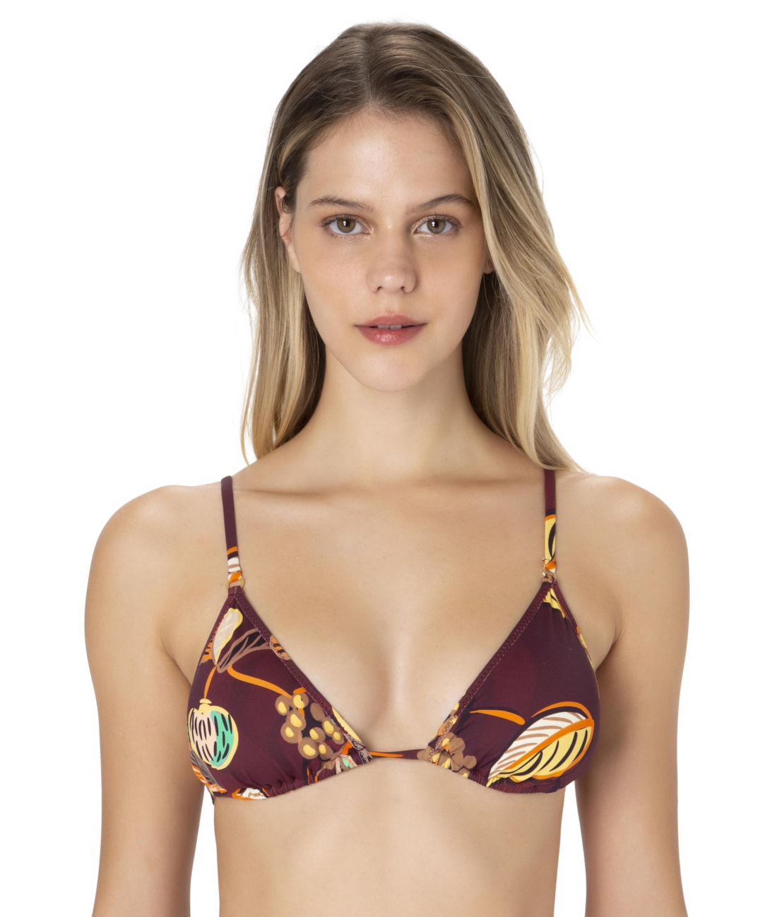 Top Cortininha Viés Angela Vinho