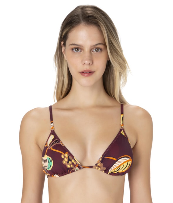 Top Cortininha Viés Angela Vinho