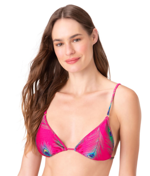 Top Cortininha Vies Ocelo Pink