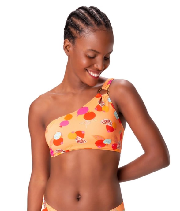 Top Cropped Argola Afrodite Laranja