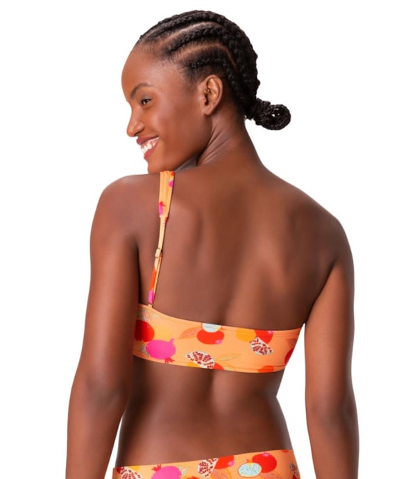Top Cropped Argola Afrodite Laranja