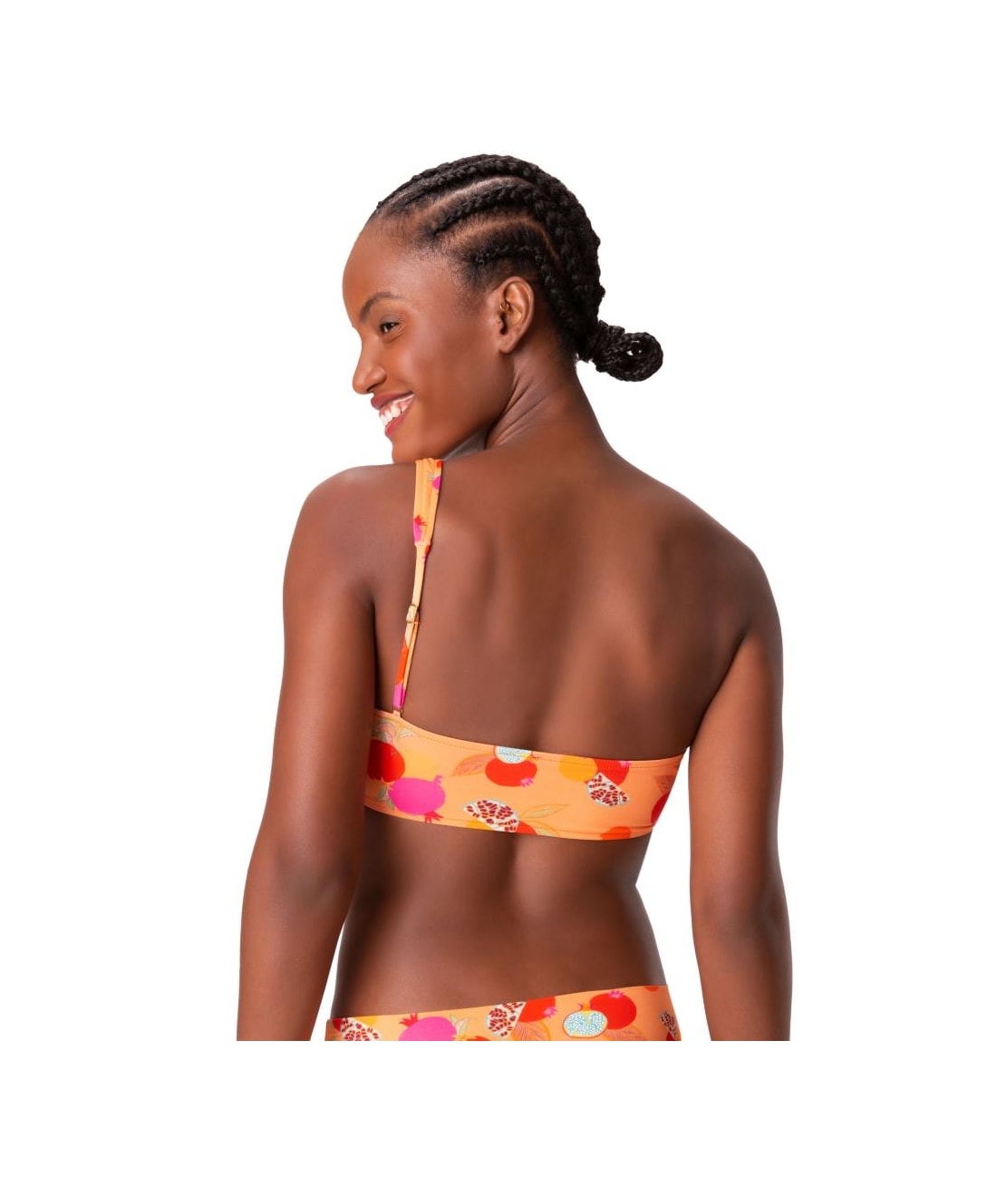 Top Cropped Argola Afrodite Laranja