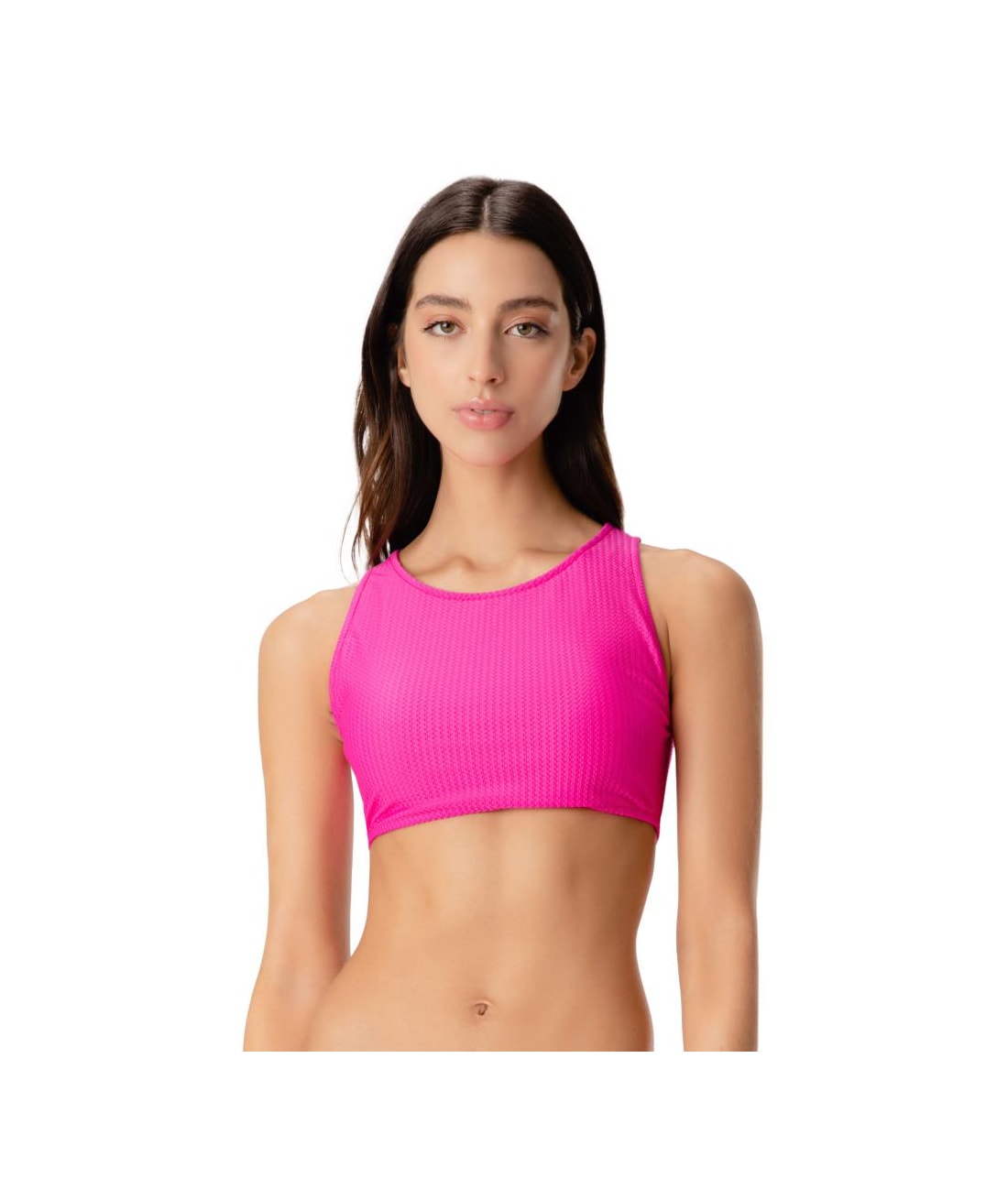 Top Cropped Dune Pink