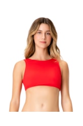 Top Cropped Kite Vermelho
