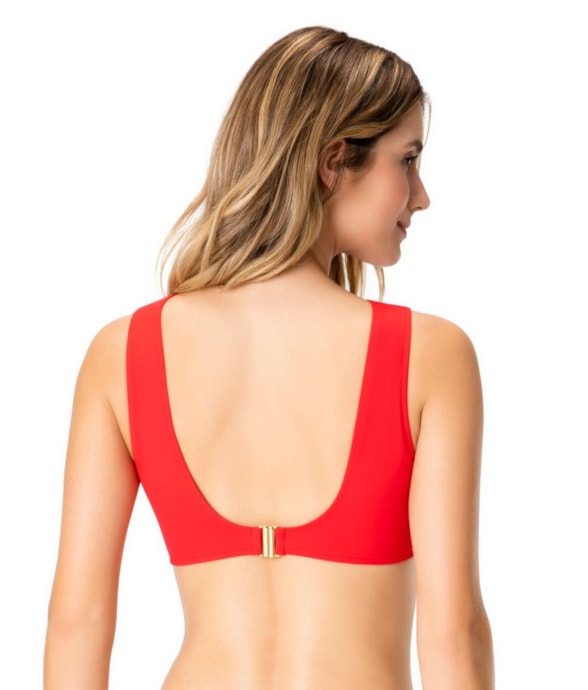 Top Cropped Kite Vermelho